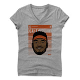 Womens Women's V-Neck Athletic Gray